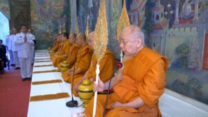 เจ้าคุณพระสินีนาถ พิลาสกัลยาณี เป็นผู้แทนพระองค์ไปในพิธียกฉัตรพระพุทธสยัมภูญาณ ณ วัดไทยกุสินาราเฉลิมราชย์ รัฐอุตตรประเทศ สาธารณรัฐอินเดีย โทรทัศน์รวมการเฉพาะกิจแห่งประเทศไทย รายงาน